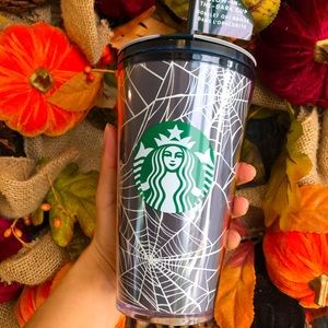 🕷Starbucks Halloween Spiderweb Cold Cup Tumbler